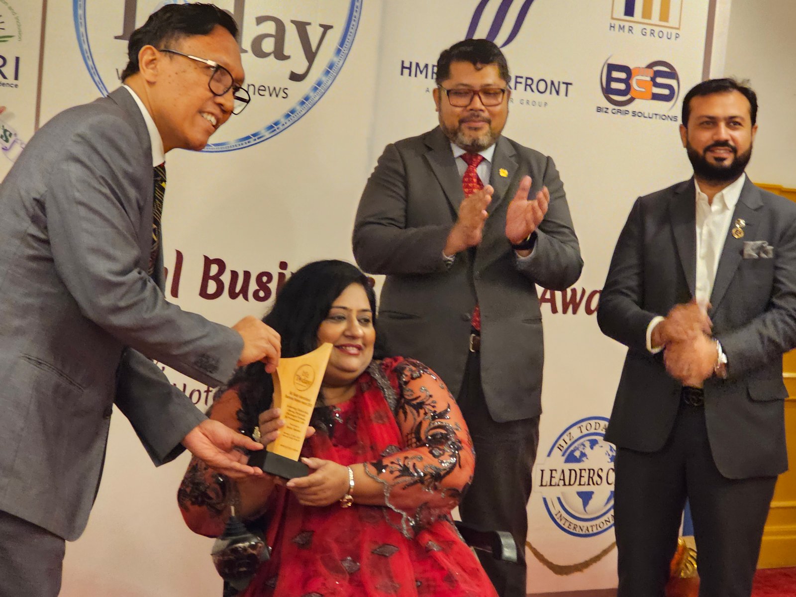 Received Award From Biz Today