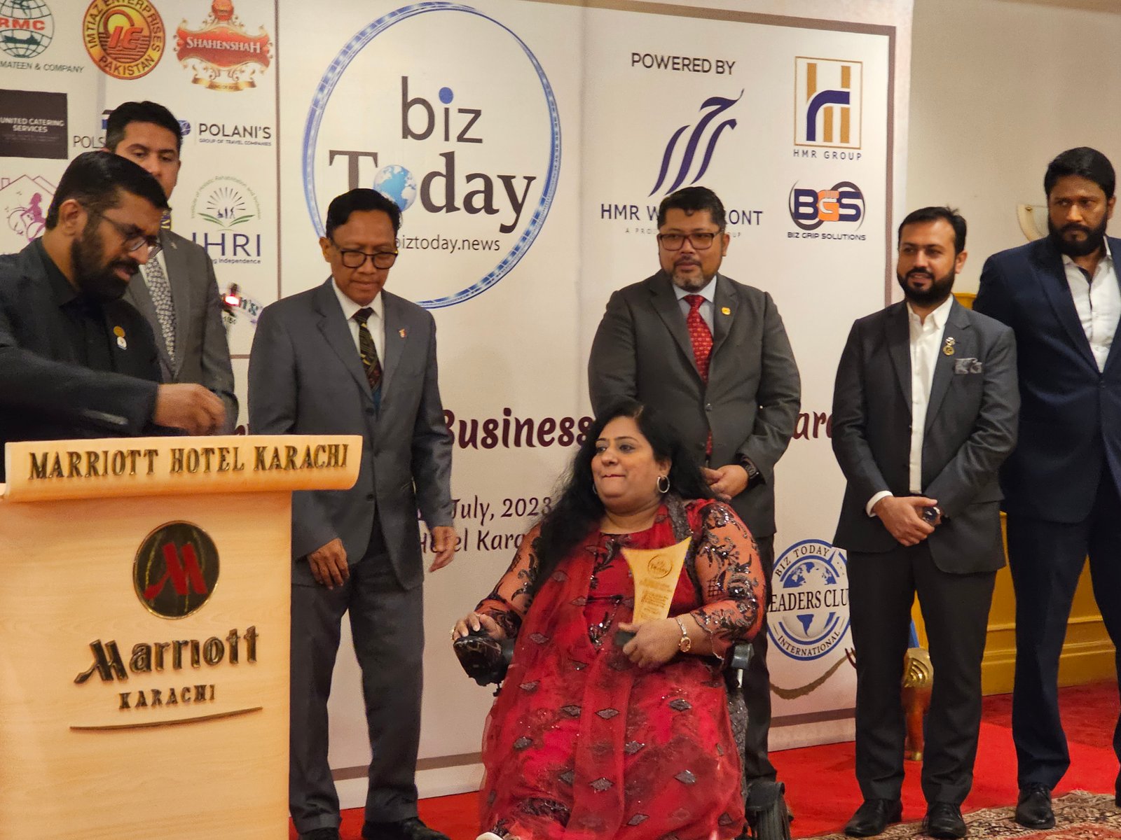 Received Award From Biz Today