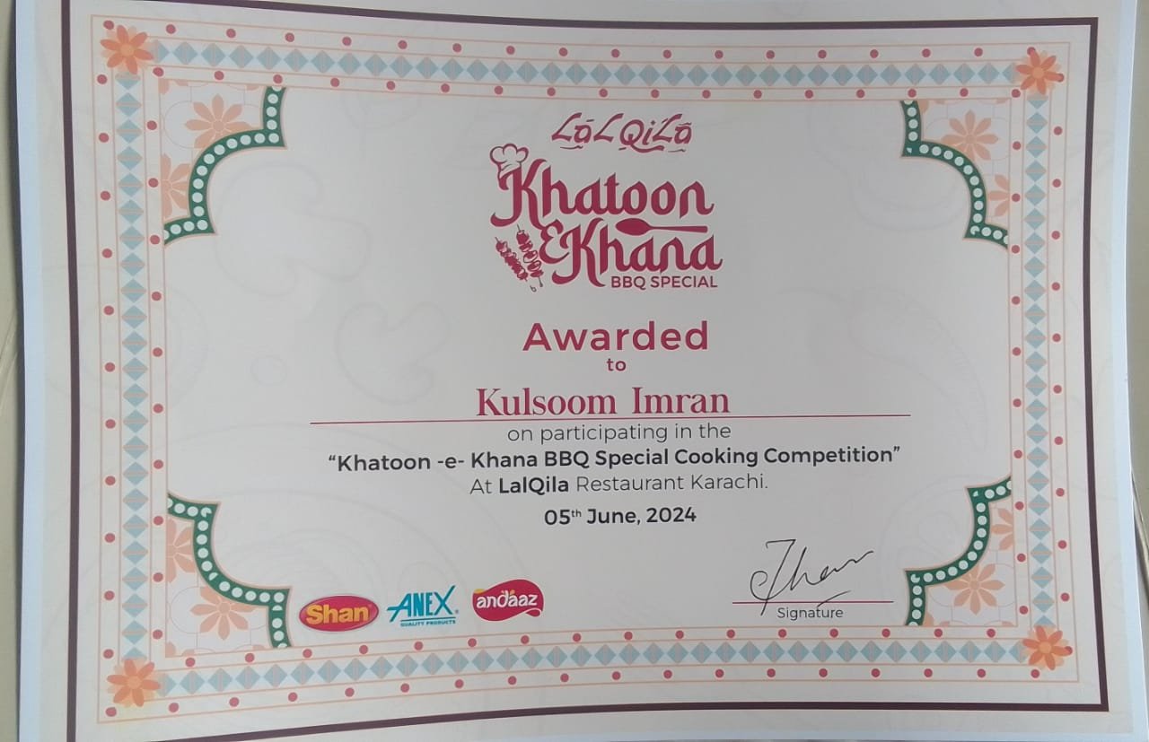 Collaboration with Lal Qilla Restaurant Cooking Competition