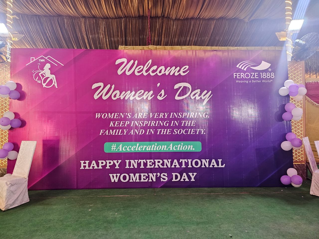 Womens Day celebration collaboration with Feroze 1888 Mills Limited