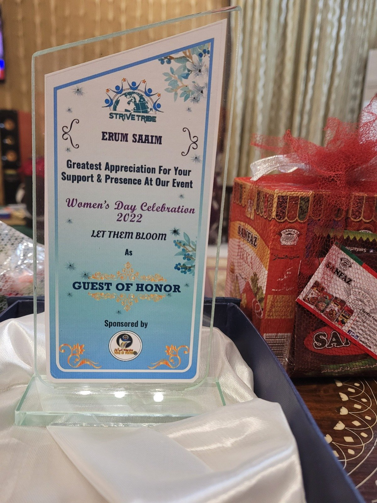 Award of Appreciation