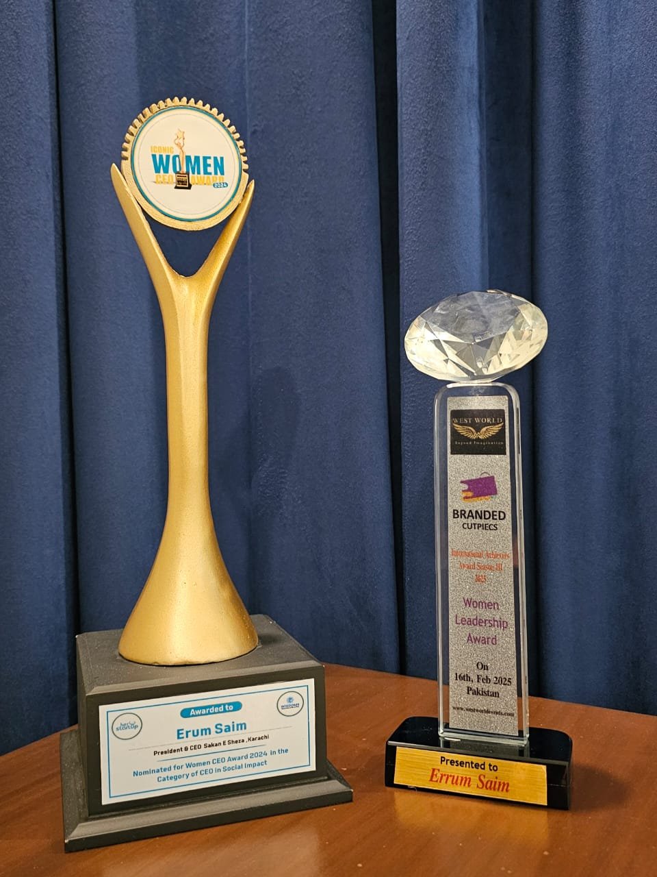 Received Two International Awards