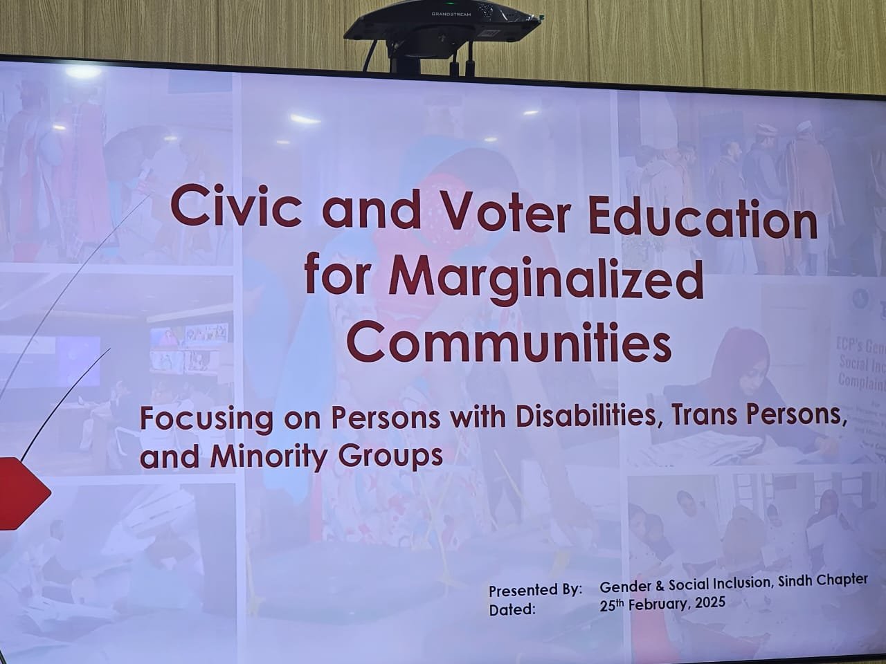 Civic and Voter Education for Marginalized Communities