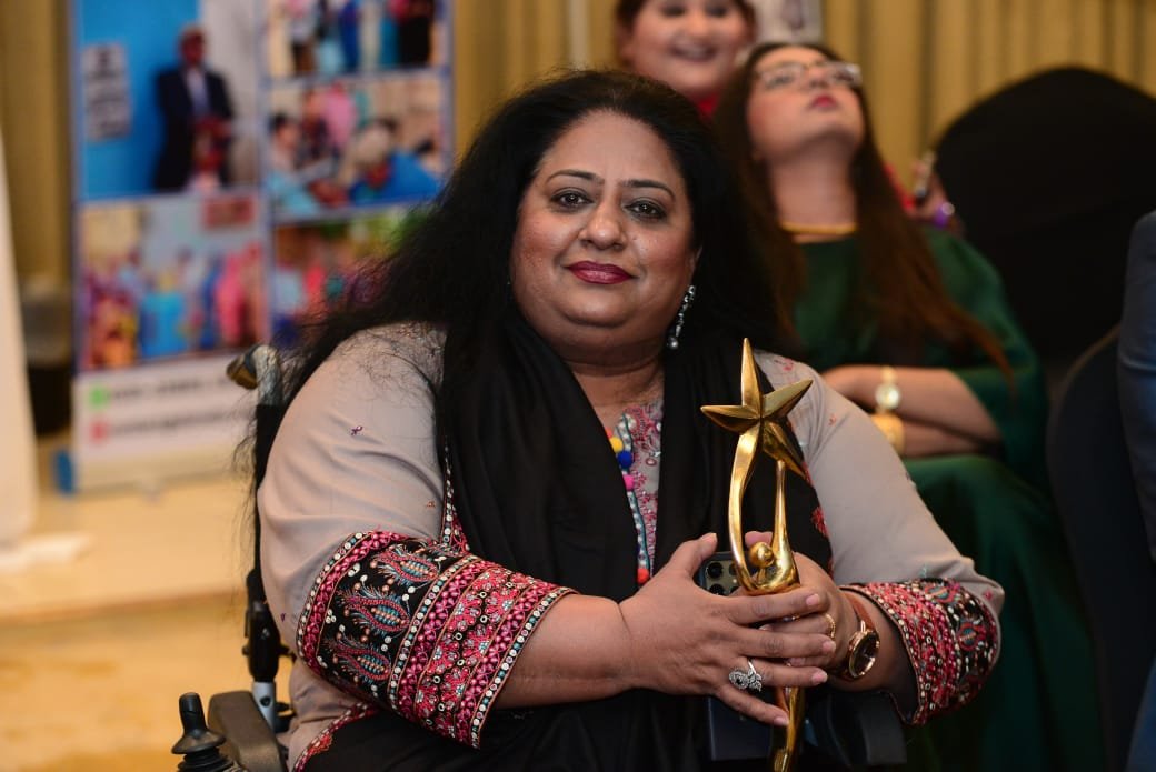 Received Sitar-e-Pakistan award presented by MPA and Special Assistant to the Chief Minister