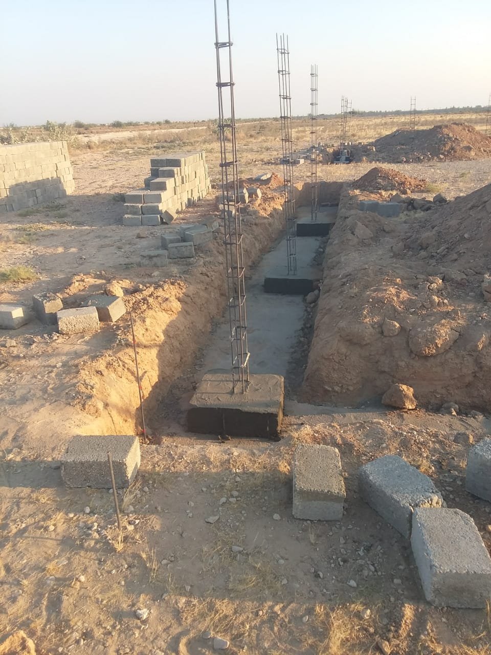 Construction progress photo